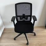 Bureaustoel ergonomisch zwart, Ophalen, Zwart, Zo goed als nieuw, Bureaustoel