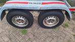 Damco Dubbelassige Boottrailer - Geremd, Watersport en Boten, Boottrailers, Ophalen, Gebruikt, 1500 tot 3000 kg, Sloepentrailer
