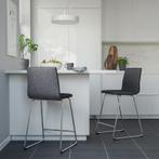 IKEA VOLFGANG barkrukken Midgrijs (4 stuks), Huis en Inrichting, Stoelen, Nieuw, Ophalen of Verzenden, Vier, IKEA VOLFGANG bar stoelen