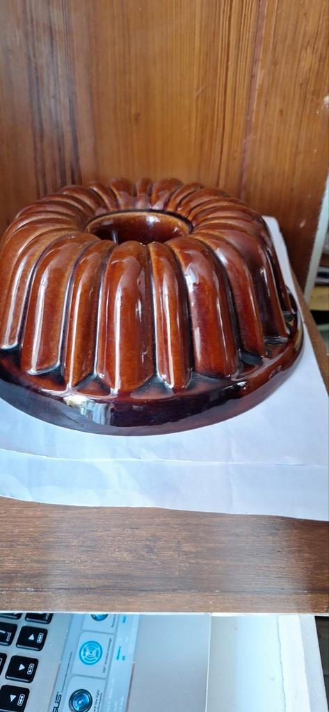 Oude tulband,puddingvorm gebruikt als wanddecoratie., Antiek en Kunst, Antiek | Keukenbenodigdheden, Ophalen of Verzenden
