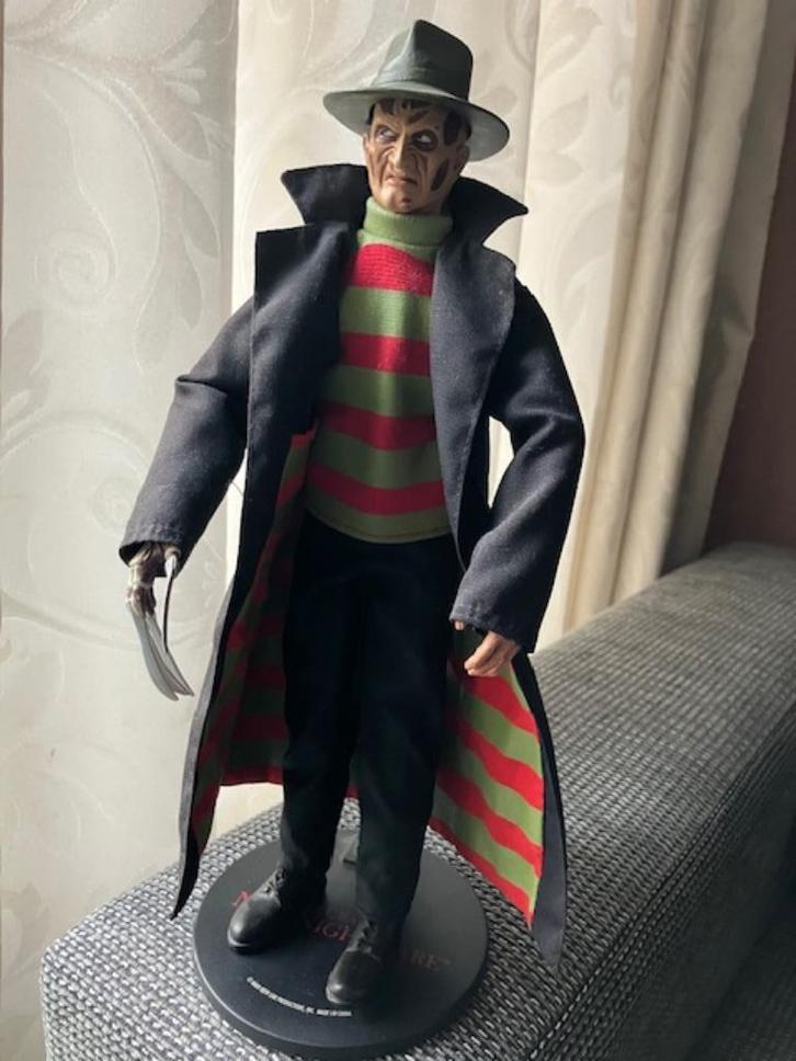 Freddy Krueger pop  2004 Sideshow, Nightmare on Elmstreet, Verzamelen, Poppetjes en Figuurtjes, Gebruikt, Ophalen of Verzenden