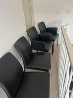 Bert Plantagie Eetkamerstoelen Ultimo 6x, Huis en Inrichting, Ophalen, Zwart, Leer, Zo goed als nieuw