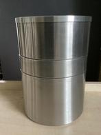 Stapelbare opbergbakjes RVS, Doe-het-zelf en Verbouw, Ophalen, Gebruikt, Overige typen, Minder dan 35 cm