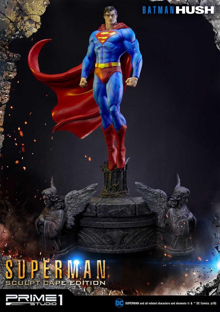 Prime 1 Studio Superman Hush Sculpted Cape 1:3 DC Statue, Verzamelen, Beelden en Beeldjes, Zo goed als nieuw, Fantasy, Ophalen
