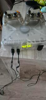 Xbox crystal limited edition met 2 controllers., Spelcomputers en Games, Spelcomputers | Xbox | Accessoires, Ophalen of Verzenden