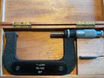 Micrometer 75-100mm in houten kist, Ophalen of Verzenden, Gebruikt, Overige meters