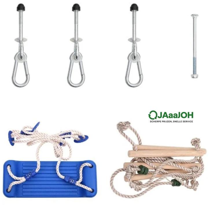 NIEUWE Touwladder en schommel Op=Op!, Kinderen en Baby's, Speelgoed | Buiten | Speeltoestellen, Nieuw, Klimtouw, Schommel, Ophalen of Verzenden