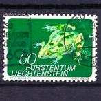 kikker Liechtenstein 1973 gebruikt stempel, Dier of Natuur, Verzenden, Gestempeld