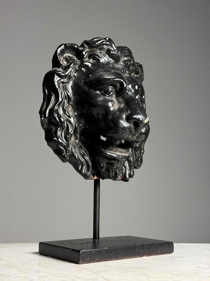 Terra Cotta Leeuwenkop fontein masker, Antiek en Kunst, Curiosa en Brocante, Ophalen