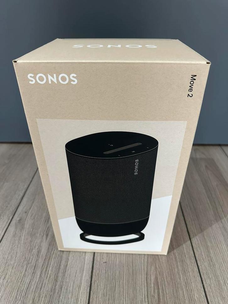 Sonos Move 2   Nieuw in de gesealde doos, Audio, Tv en Foto, Luidsprekers, Nieuw, Front, Rear of Stereo speakers, 60 tot 120 watt