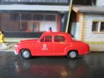 Mercedes Benz W120 180 - Brekina brandweer Frankfurt am Mai, Nieuw, Ophalen of Verzenden, Auto, Herpa