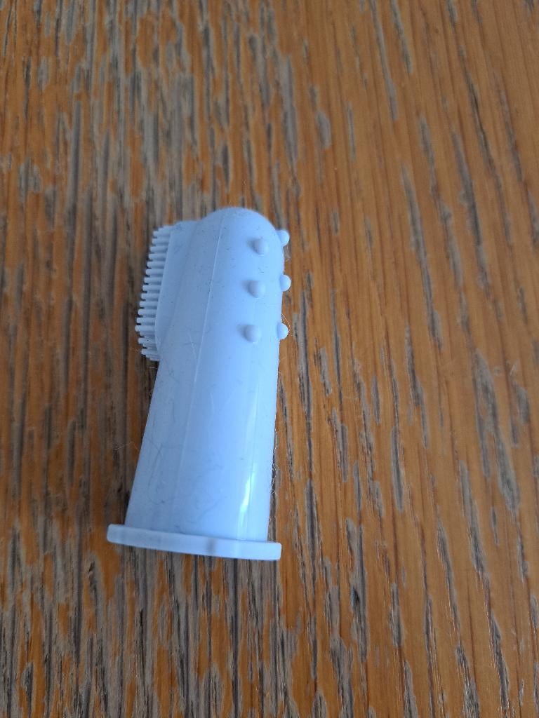 Vinger tandenborstel voor baby s, Ophalen of Verzenden, Zo goed als nieuw, Overige typen