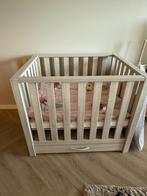 TWF Box met Lade Jasper inclusief Speel-/Boxkleed & Matras, Ophalen, Gebruikt, Rechthoekig, In hoogte verstelbaar