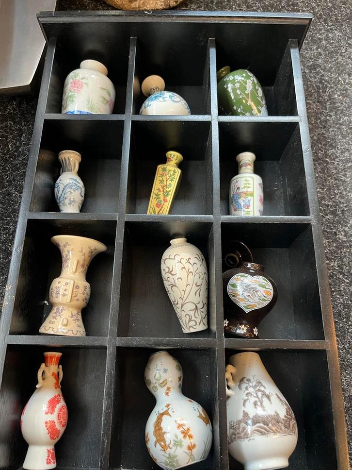 Miniatuur Vaasjes Collectie franklin mint, Antiek en Kunst, Antiek | Vazen, Ophalen of Verzenden
