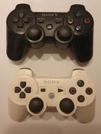 2x Sony PS3 Controllers - Dualshock 3 - zwart en wit, Gebruikt, PlayStation 3, Ophalen of Verzenden, Controller