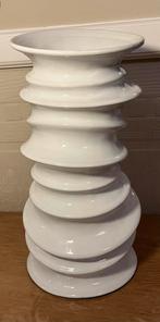 Vaas keramiek wit Kare Design 33,5 cm hoog, Antiek en Kunst, Antiek | Vazen, Ophalen of Verzenden