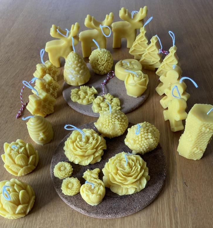 kaarsen bijenwas direct van de imker, Huis en Inrichting, Woonaccessoires | Kandelaars en Kaarsen, Nieuw, Kaars, Minder dan 25 cm