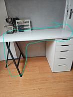 Ikea lagkapten bureau, Huis en Inrichting, Bureaus, Ophalen, Gebruikt