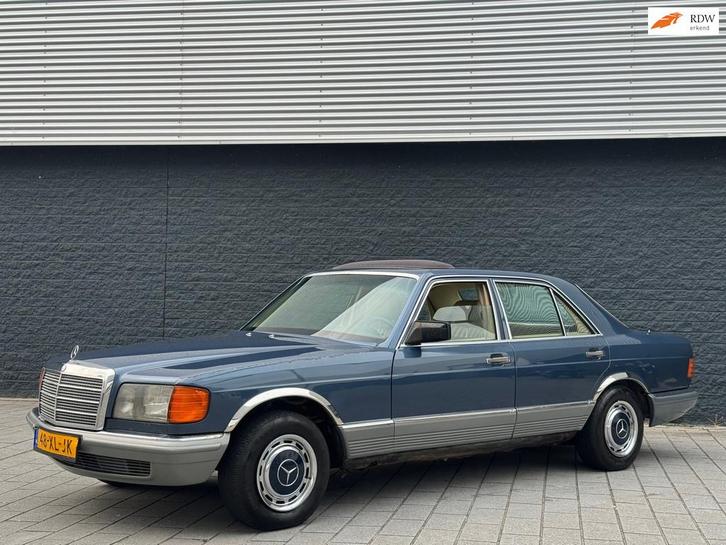 Mercedes-Benz S-klasse 380 SE V8 Oldtimer AUTOMAAT/BELASTING, Auto's, Mercedes-Benz, Bedrijf, Te koop, S-Klasse, Cruise Control