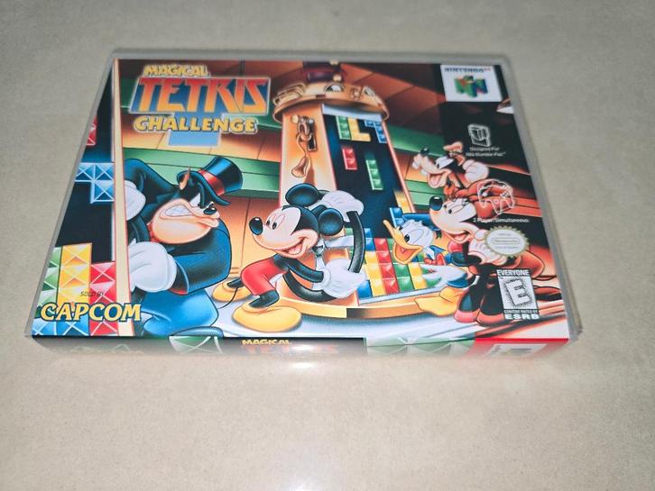 Magical Tetris Challenge N64 Game Case, Spelcomputers en Games, Games | Nintendo 64, Zo goed als nieuw, Puzzel en Educatief, 1 speler