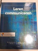 Leren Communiceren (978-90-01-86232-9), Ophalen of Verzenden, Alpha, Zo goed als nieuw, HBO
