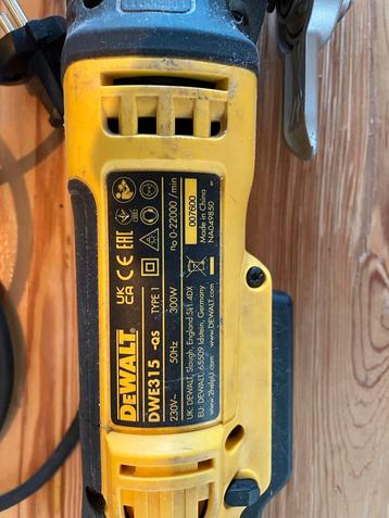 DeWalt DWE315 KT Multitool - Gebruikt beschikbaar voor biedingen