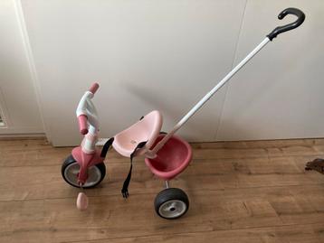 Smoby duwfiets/driewieler - Roze beschikbaar voor biedingen