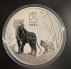 Australië 30 dollar 2022 (1kg) Lunar Year of the Tiger, Postzegels en Munten, Edelmetalen en Baren, Verzenden, Zilver