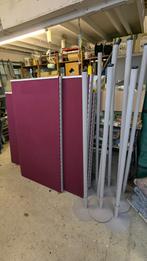 Expositiepanelen met ophangsysteem + 8 palen, Ophalen