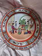 Antiek chinese porseleine wandbord, Ophalen