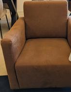Nieuwe Fauteuil bruin stof valentina kleur cognax, Huis en Inrichting, Fauteuils, Ophalen, Nieuw, Stof
