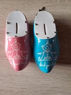 Set van 2 houten klomp spaarpotten, Kinderen en Baby's, Ophalen of Verzenden, Gebruikt