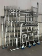 Aluminium skyworks rolsteiger werkhoogte 8,2 meter, Doe-het-zelf en Verbouw, Steigers, Ophalen of Verzenden, Zo goed als nieuw