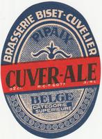 BELGIE - BRASSERIE BISET - CUVELIER  BIERETIKET 4599, Verzenden, Nieuw, Overige typen, Overige merken