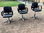 3 stuks pompstoelen, Huis en Inrichting, Stoelen, Ophalen, Zwart
