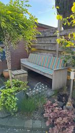 Tuinbank met kussens L2.20m, Tuin en Terras, Tuinbanken, Ophalen, Zo goed als nieuw, Hout