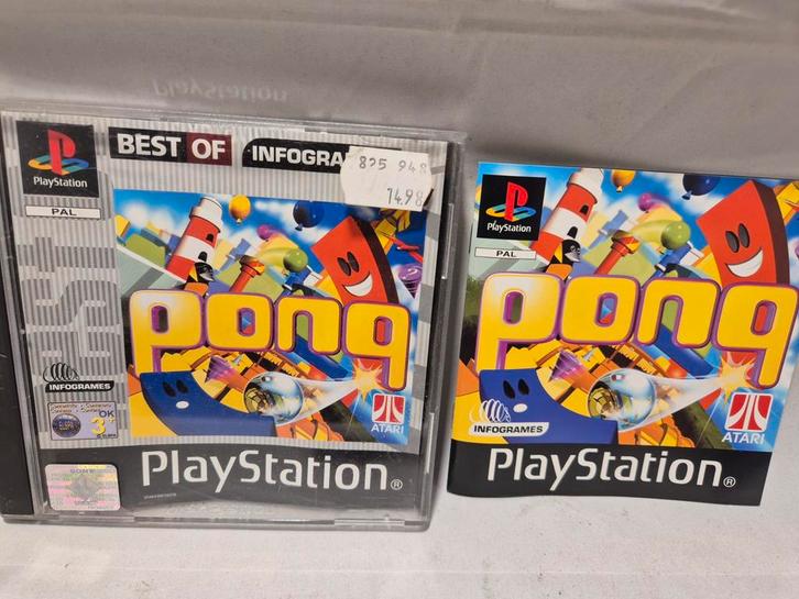 Pong ps1, Spelcomputers en Games, Games | Sony PlayStation 1, Zo goed als nieuw, Avontuur en Actie, 1 speler, Vanaf 3 jaar, Ophalen of Verzenden