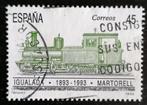 SPANJE - traject Igualada-Martorell 1993, Postzegels en Munten, Postzegels | Europa | Spanje, Verzenden, Gestempeld