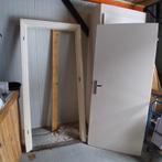 Binnendeur met kozijn, Gebruikt, Deurkozijn, 150 tot 225 cm, Hout