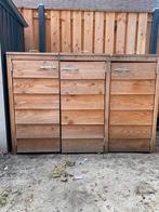 Containerombouw (3 containers 140 liter), Ophalen, Zo goed als nieuw, Hout, Containerberging