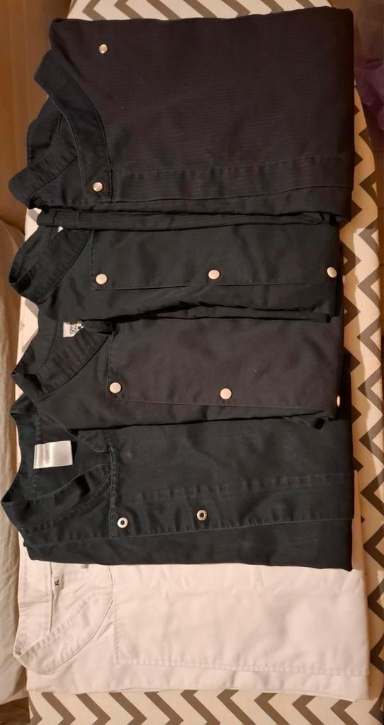 Kokskleding heren maat L XL 52 54, Kleding | Heren, Heren-kledingpakketten, Zo goed als nieuw, Maat 52/54 (L), Ophalen of Verzenden