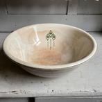 Art deco beboterde schaal *floor epe*, Antiek en Kunst, Ophalen