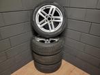 Audi A4 velgen 17 inch met winterbanden, Ophalen, Gebruikt, Banden en Velgen, 17 inch