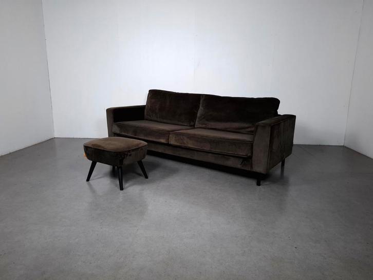 WOOOD 3 zits Bank Robin | GRATIS BEZORGING | Gereinigd, Huis en Inrichting, Banken | Bankstellen, Zo goed als nieuw, Rechte bank