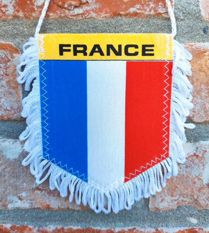 Frankrijk 1980 prachtig vaantje vaan wimpel, Verzamelen, Sportartikelen en Voetbal, Ophalen of Verzenden