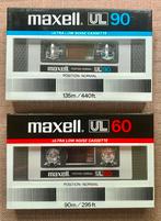 NOS Maxell UL60 UL90 ‘NIEUW’ 1982 cassettebandjes UL 60 90, 2 t/m 25 bandjes, Ophalen of Verzenden, Maxell, Nieuw in verpakking