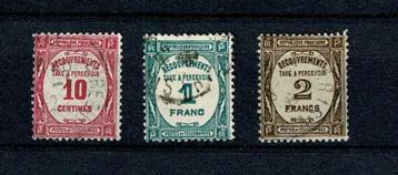 Frankrijk : Port Zegels - 1931 - Michel 64 t/m 66 beschikbaar voor biedingen