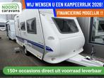 Hobby De Luxe 400 KB VOORTENT + 4 PERS + STAPELBED, Caravans en Kamperen, Caravans, Hobby, Bedrijf, 750 - 1000 kg, 5 tot 6 meter