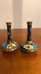 Japan Cloisonné miniatuur vazen 19e eeuw, Antiek en Kunst, Antiek | Vazen, Verzenden