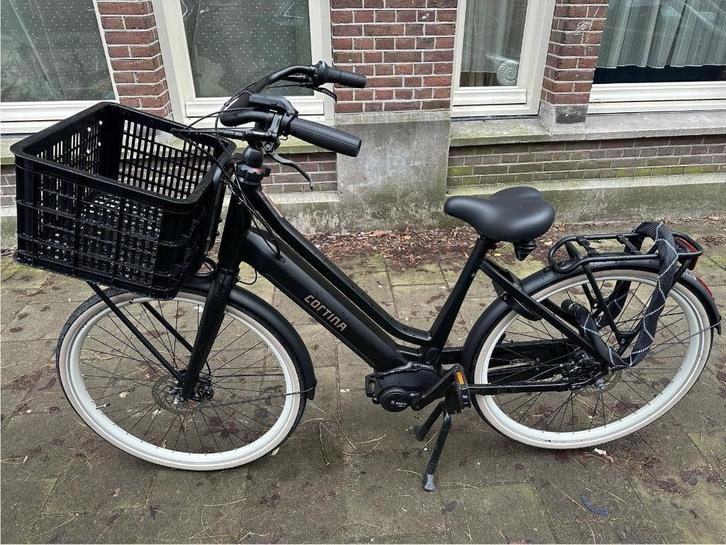 Cortina E-U4 Next, Fietsen en Brommers, Elektrische fietsen, Zo goed als nieuw, Cortina, 55 tot 59 cm, 50 km per accu of meer